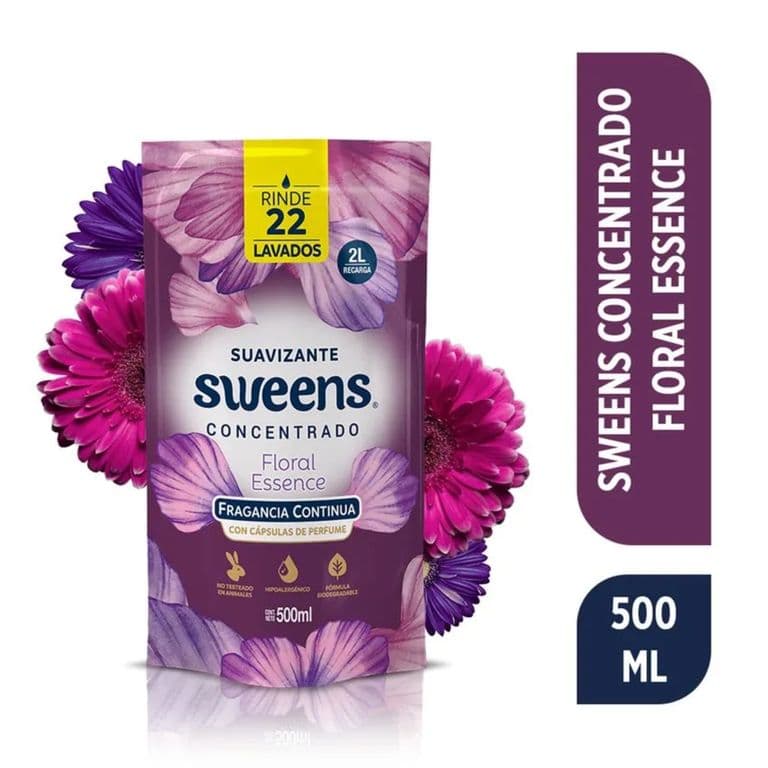 Suavizante para la Ropa Aroma Floral Essence Doypack Sweens 500 ml