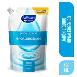 Jabon Liquido Ballerina Hipoalergenico Doypack 650 ml