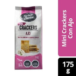 Galletas Mini Crackers con Ajo Perfect Choice 175 g