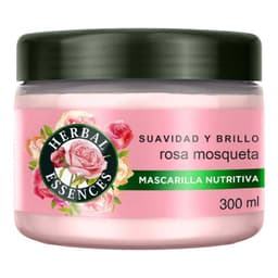 Mascarilla Capilar Smooth Rosa Mosqueta Herbal Essences 300 ml