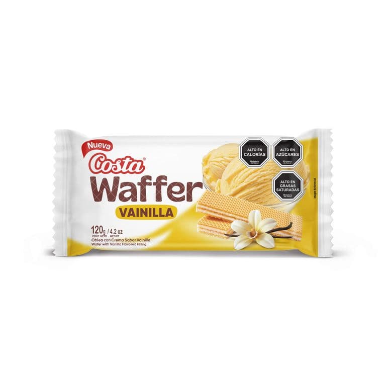 Galletas Oblea Costa Waffer Vainilla 120 gr