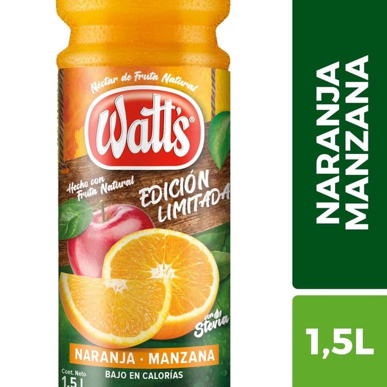 Nectar de Naranja y Manzana Watts 1.5 L 1.5 LT