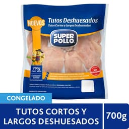 Trutros de Pollo Cortos y Largos Deshuesados Congelados Super Pollo 700 g