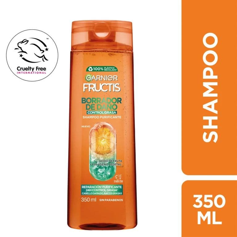 Shampoo Fructis Borrador de Dano 350 ml