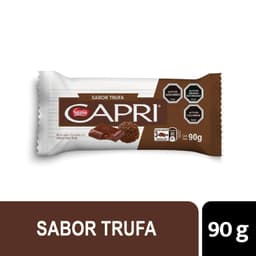Chocolate en Barra Capri Relleno Sabor Trufa 90 g