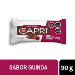 Chocolate en Barra Capri Relleno Sabor Guinda 90 g