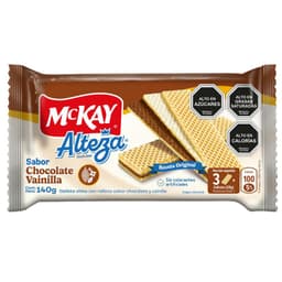 Galletas Oblea Alteza Chocolate Vainilla Mckay 140 g