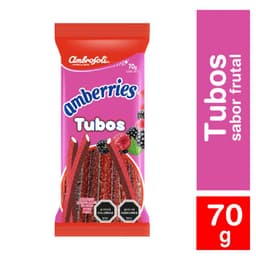 Gomitas Tubos Flipy Amberries 70 gr
