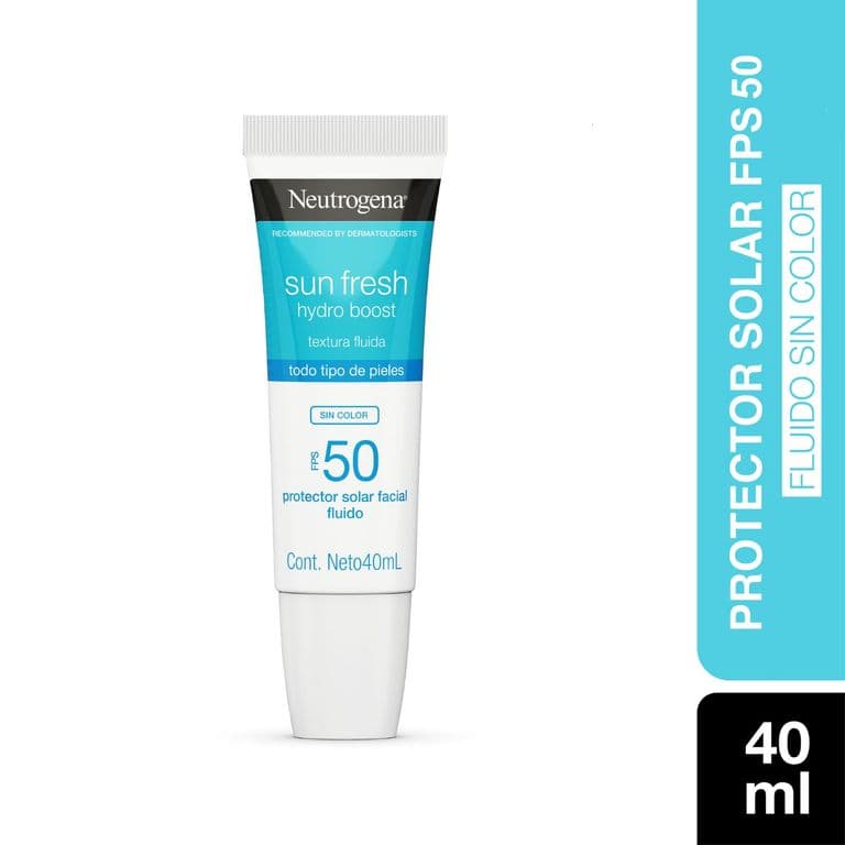 Protector Solar Neutrogena Hydro Boost Sin Color FPS 50 40 ml