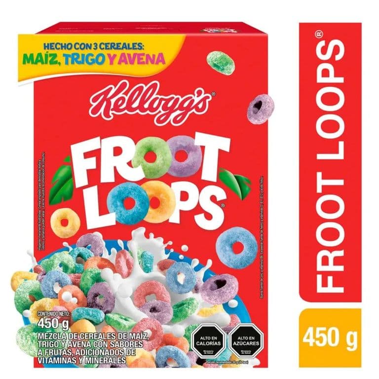 Cereal Froot Loops Kelloggs 450 g