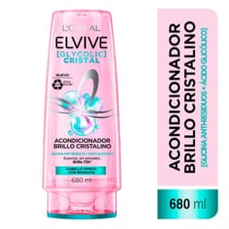 Acondicionador Brillo Cristalino Glycolic Cristal Elvive 680 ml