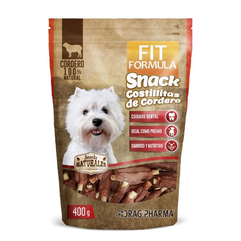 Snack para Perros Costillitas de Cordero Fit Formula 400 g