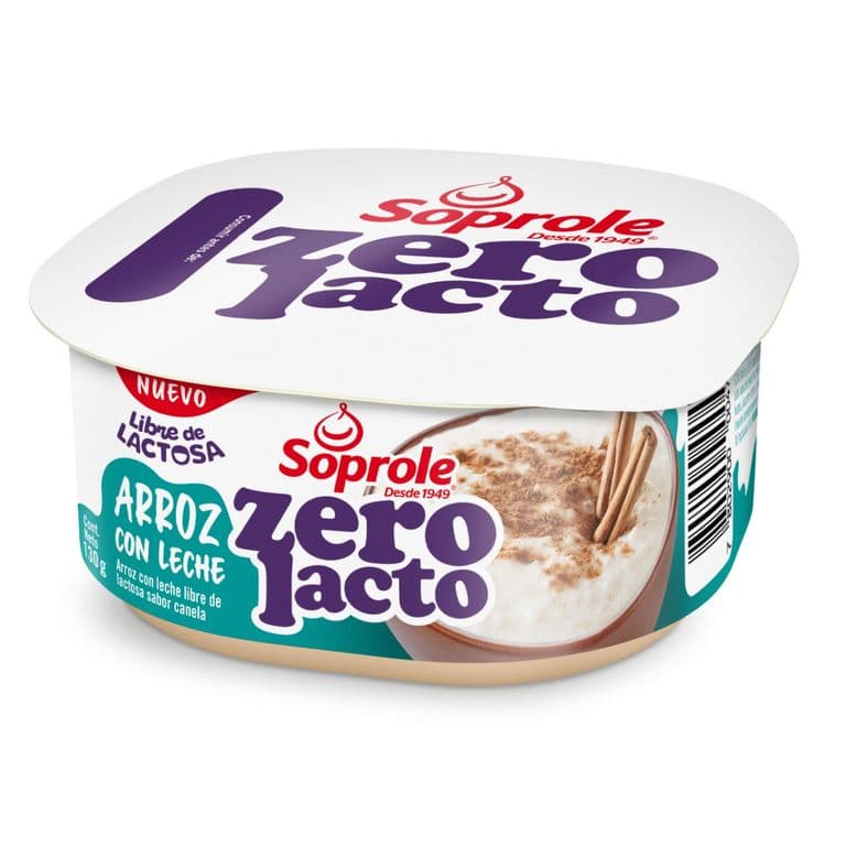 Postre Arroz con Leche Zero Lacto Sin Lactosa Soprole 130 g