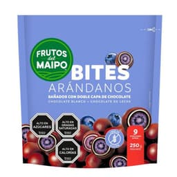 Bombones Helados Bites Arandanos con Chocolate de Leche y Blanco Doypack 250 g