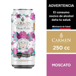 Espumante Moscato Frida Kahlo Lata Carmen 11.8 250 ml