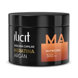 Mascarilla Capilar Keratina Argan Ilicit 300 ml