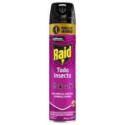 Insecticida Aerosol Raid Todo Insecto 420 ml