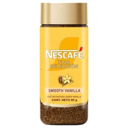 Cafe Instantaneo Fina Seleccion Smooth Vainilla Nescafe Frasco 95 g