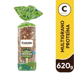 Pan de Molde Integral Multigrano Proteina Castano 620 g