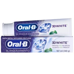 Pasta Dental 3D White Oral-B 107 ml