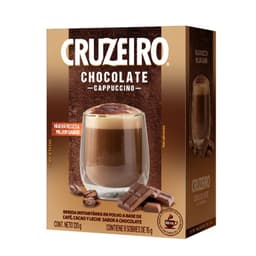 Cafe Instantaneo Sabor Cappuccino Chocolate Cruzeiro 8 Un 120 g