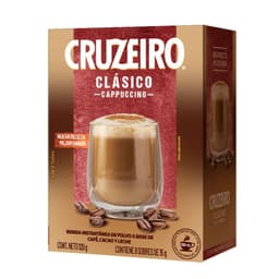 Cafe Instantaneo Sabor Cappuccino Cruzeiro 8 Un 120 g