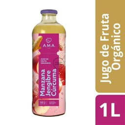 Jugo Organico de Manzana, Jengibre y Curcuma Ama 1 L 1 LT
