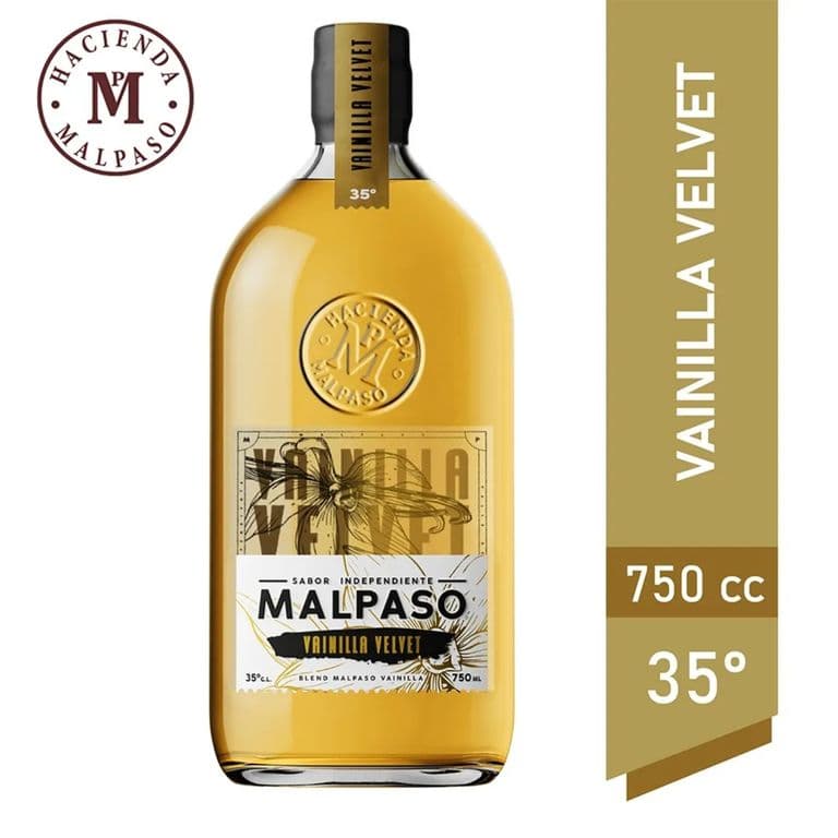 Pisco Blend Mal Paso Vainilla Velvet 35 750 ml