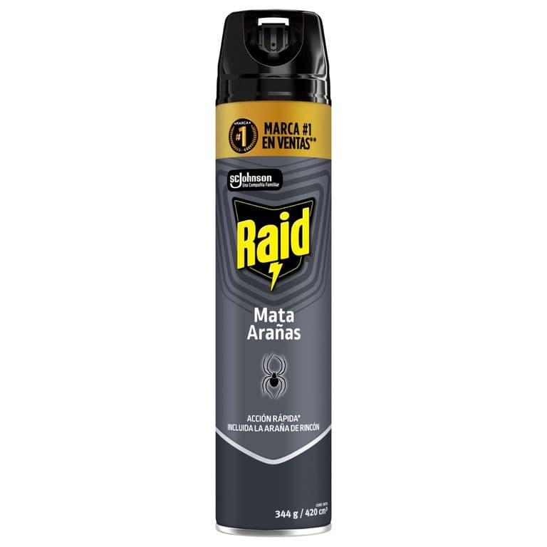 Insecticida Aerosol Raid Mata Aranas 420 ml