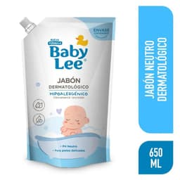 Jabon Liquido para Bebes Neutro Dermatologico Babylee 650 ml