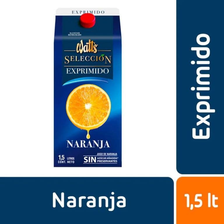 Jugo de Naranja Exprimido Watts 1.5 L 1.5 LT