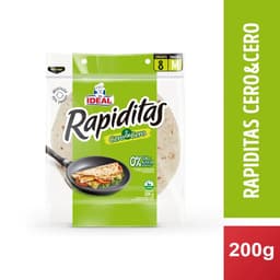 Tortillas Rapiditas Cerco Cero Ideal 8 Un 200 g