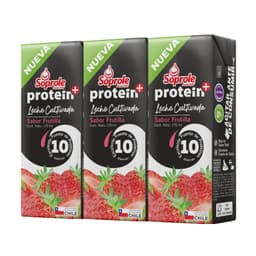 Pack Leche Cultivada Protein Sabor Frutilla Soprole 3 x 170 ml PACK 3 X 170 ML