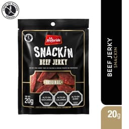 Snackin Beef Jerky La Preferida 20 g