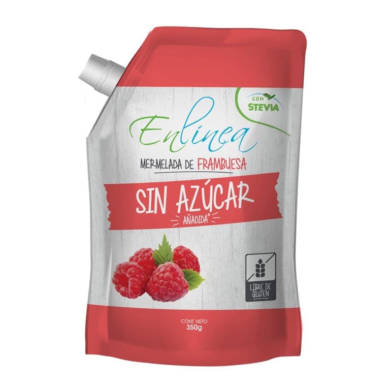 Mermelada de Frambuesa Sin Azucar Dopypack En Linea 350 g