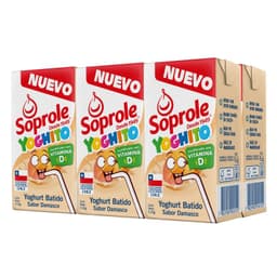 Pack Yoghurt Yoghito Sabor Damasco Soprole 6 x 115 g