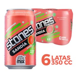 Pack Cerveza Stones Sandia 2.5 6 x 350 ml