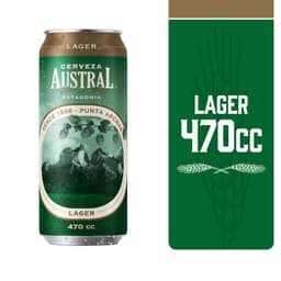 Cerveza Lager Austral Lata 5 470 ml