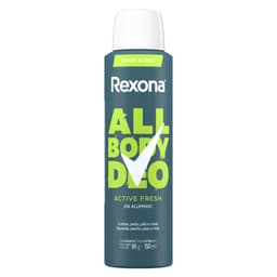 Desodorante Aerosol All Body Deo Active Fresh Men Rexona 150 ml