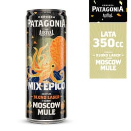 Cerveza Austral Patagonia Blond Lager Sabor Moscow Mule 4.3 350 ml