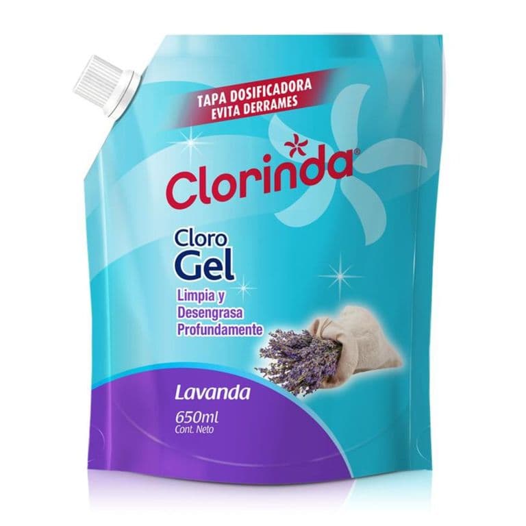 Cloro Gel Lavanda Clorinda 650 ml