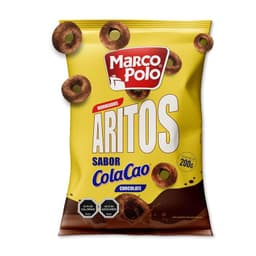 Snack Aritos Sabor Chocolate Cola Cao Marco Polo 200 g
