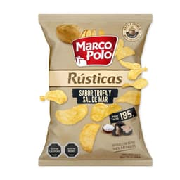 Papas Fritas Rusticas Sabor Trufa y Sal de Mar Marco Polo 185 g