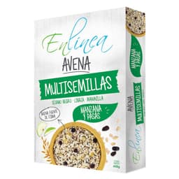 Avena Multisemillas Manzana y Pasas Sin Azucar En Linea 600 g