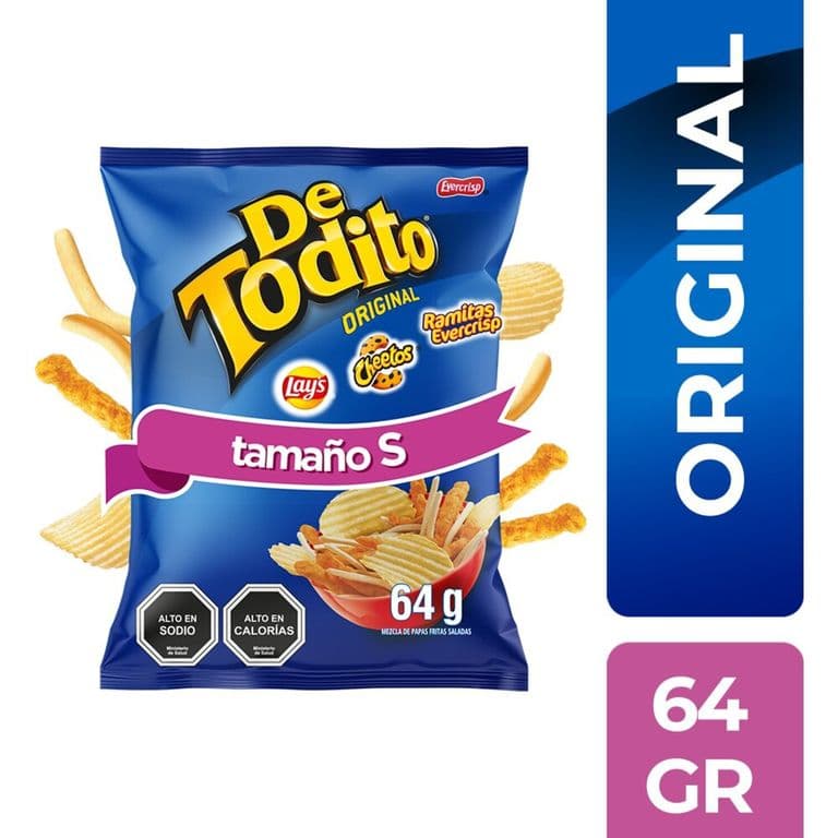 Snack Detodito Original Evercrisp 64 g