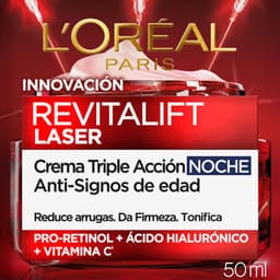 Crema Facial Revitalift Triple Accion Antiedad Noche Dermo Expertise 50 ml