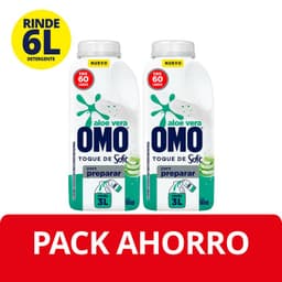 Pack Detergente Liquido para Diluir Aloe Vera Omo 2x500 ml PACK 2X500 ML