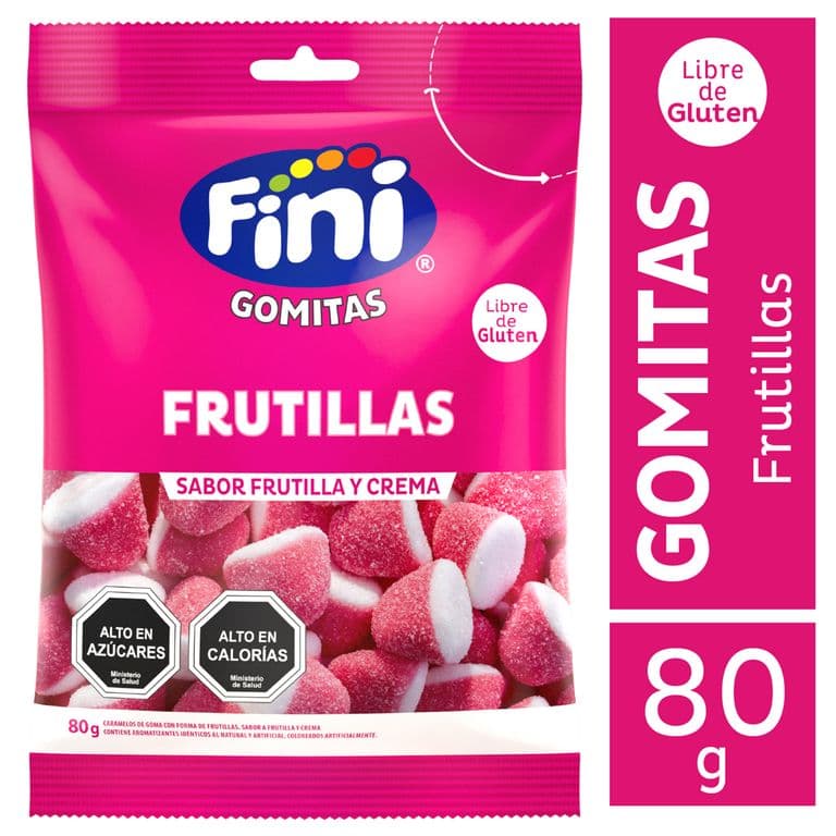 Gomitas Frutillas Fini 80 g