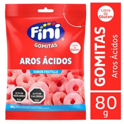 Gomitas Aros Acidos Fini 80 g