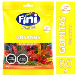 Gomitas Gusanos Fini 80 g